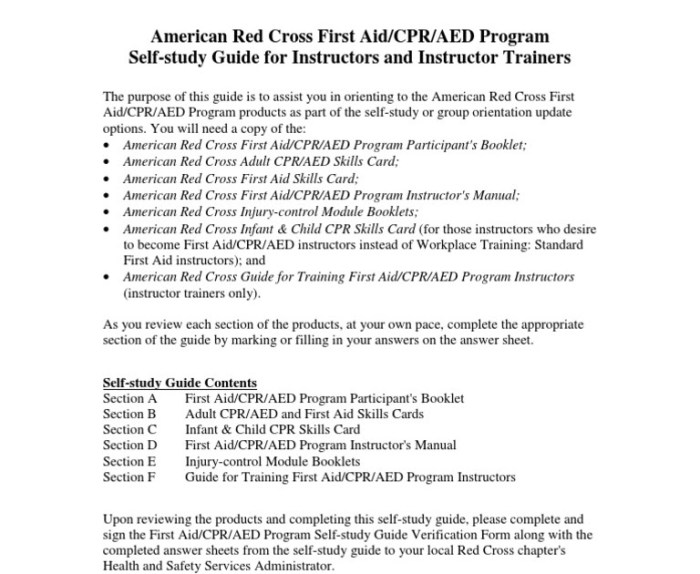 American red cross bls final exam