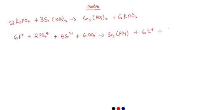 K3po4 + mgcl2 precipitation reaction