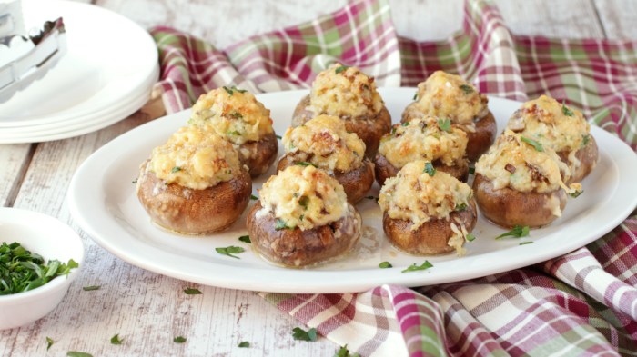 Mushrooms stuffed with crabmeat ruth chris