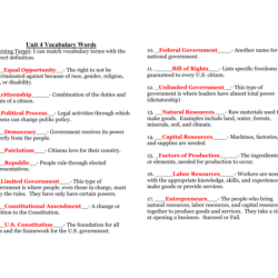 Icivics government and the economy answer key