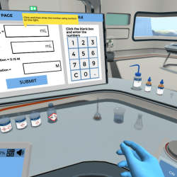 Titration neutralize an acid lake contamination